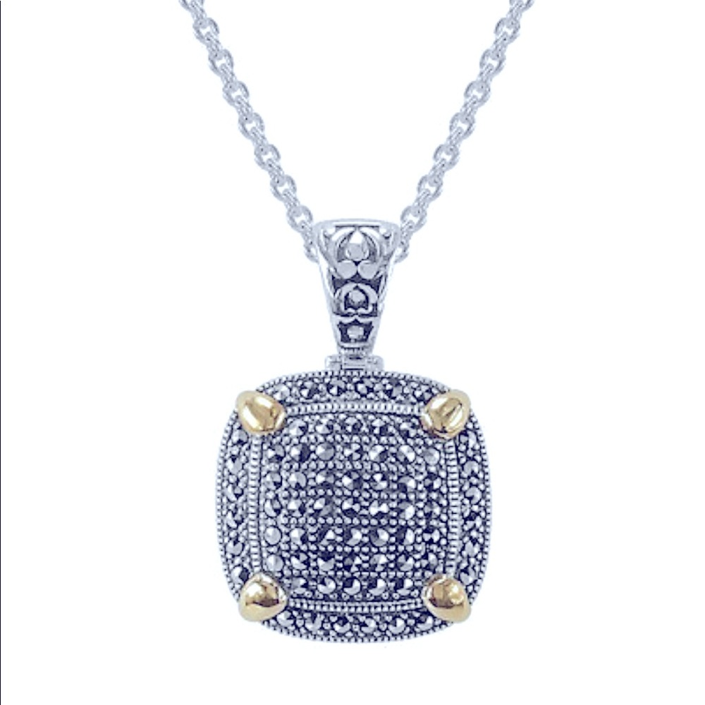 Beautiful Marc 925 Sterling Silver 14K